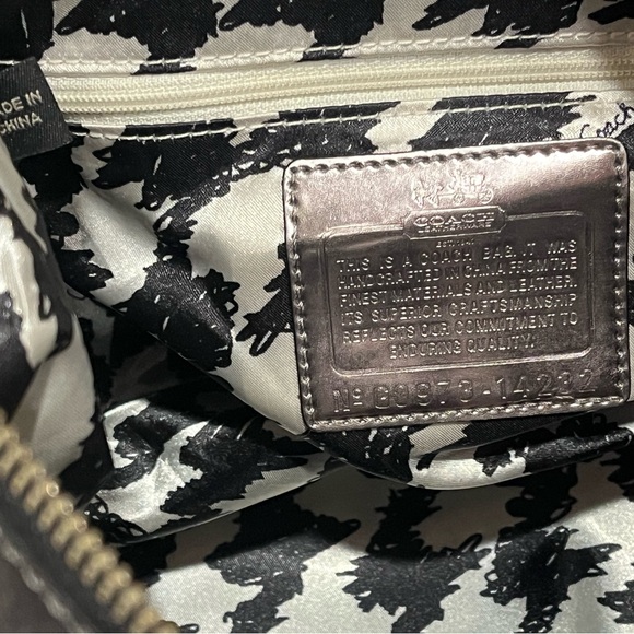 COACH Madison Claire Shimmer Leather Convertible Satchel GUC 14232 RARE! - Picture 13 of 13